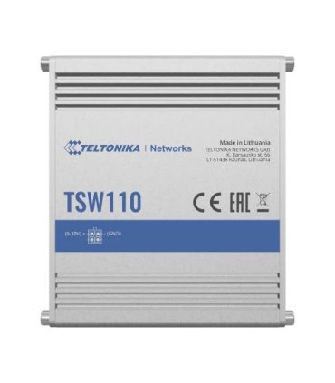 TELTONIKA Switch  TSW110000000 Switch type Unmanaged Switch layer L2 5xRJ-45 ports RJ-45 Ports Type Gigabit Ethernet (10/100/100