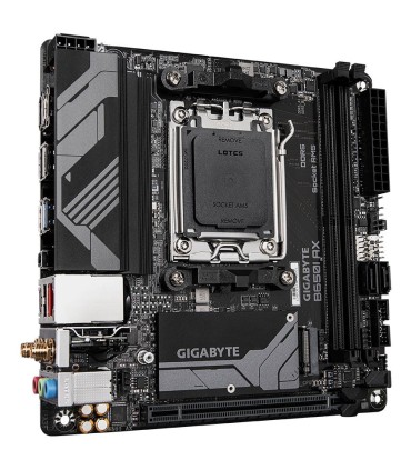 GIGABYTE Mainboard  AMD B650 Socket AM5 mini ITX RAM DDR5-SDRAM 2xSlots Wi-Fi Yes Bluetooth Yes 1xNumber of M.2 (M) slots B650IA