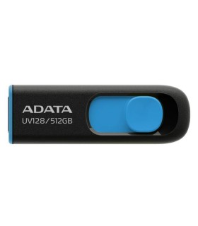 ADATA MEMORY DRIVE FLASH USB3 512GB/BLK/BLUE AUV128-512G-RBE 