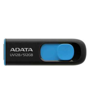 ADATA MEMORY DRIVE FLASH USB3 512GB/BLK/BLUE AUV128-512G-RBE 