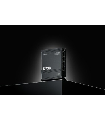 TELTONIKA Switch  4xRJ-45 ports RJ-45 Ports Type Gigabit Ethernet (10/100/1000) Power over Ethernet (PoE) Yes TSW304