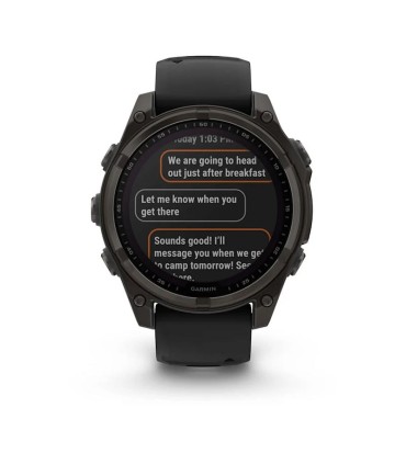 GARMIN SMARTWATCH FENIX 8 SAPP. SOLAR/BLACK/GRAY 010-02906-11 