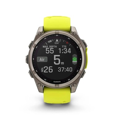 GARMIN SMARTWATCH FENIX 8 SAPP. SOLAR/YELLOW 010-02906-21 
