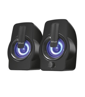 TRUST Speaker  Gemi RGB P.M.P.O. 12 Watts 1xAudio-In Black 22948