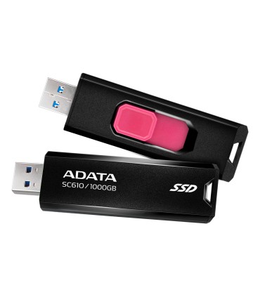 ADATA External SSD  Read speed 550 MB/s Write speed 500 MB/s 1000 GB SC610-1000G-CBK/RD SC610-1000G-CBK/RD