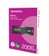 ADATA External SSD  SC610 2TB USB 3.2 Write speed 500 MBytes/sec Read speed 550 MBytes/sec SC610-2000G-CBK/RD