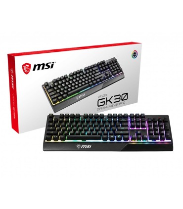 MSI KEYBOARD GAMING BLACK ENG/VIGOR GK30 US 
