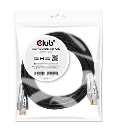 CLUB3D CABLE HDMI TO HDMI 5M/M/M CAC-2312 