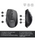 LOGITECH MOUSE USB LASER WRL M705/BLACK 910-001949 