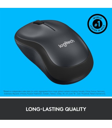 LOGITECH MOUSE USB OPTICAL WRL M220/SILENT B/G 910-004878 