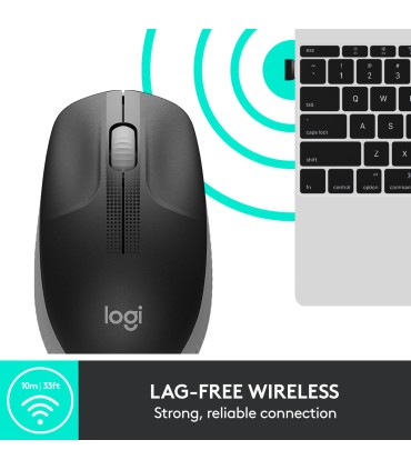 LOGITECH MOUSE USB OPTICAL WRL M190/GREY 910-005906 