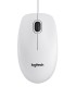 LOGITECH MOUSE USB OPTICAL B100/WHITE OEM 910-003360 