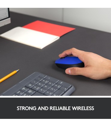 LOGITECH MOUSE USB OPTICAL WRL M171/BLUE 910-004640 