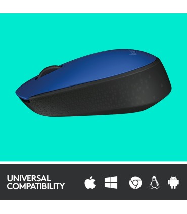 LOGITECH MOUSE USB OPTICAL WRL M171/BLUE 910-004640 