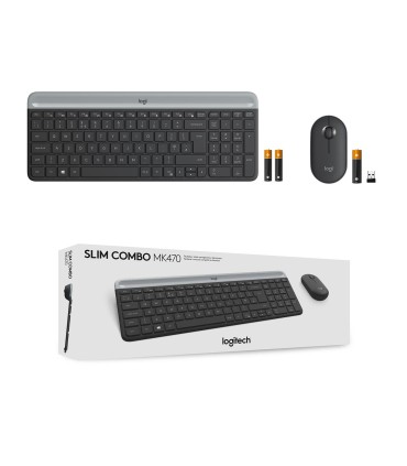 LOGITECH KEYBOARD WRL COMBO MK470/ENG 920-009204 