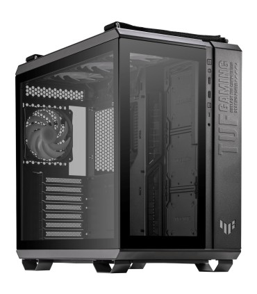 ASUS Case  GT502 PLUS MidiTower Not included ATX MicroATX MiniITX Colour Black GT502PLUS/BLK/TG/TUFGAM