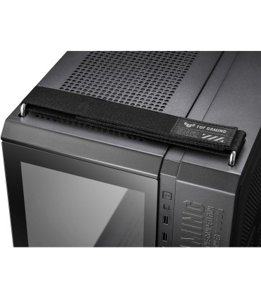 ASUS Case  GT502 PLUS MidiTower Not included ATX MicroATX MiniITX Colour Black GT502PLUS/BLK/TG/TUFGAM