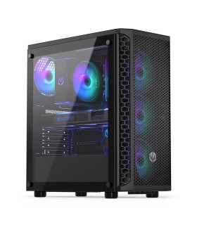 ENDORFY Case  Signum 300 ARGB MidiTower Case product features Transparent panel Not included ATX MicroATX MiniITX Colour Black E