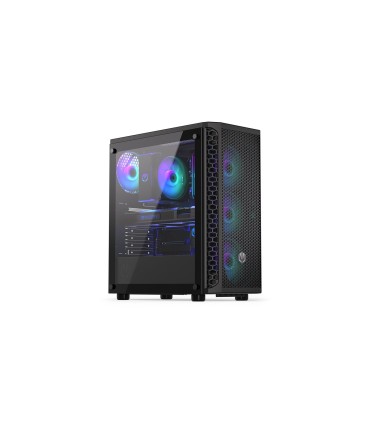 ENDORFY Case  Signum 300 ARGB MidiTower Case product features Transparent panel Not included ATX MicroATX MiniITX Colour Black E