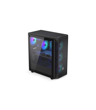 ENDORFY Case  Signum 300 ARGB MidiTower Case product features Transparent panel Not included ATX MicroATX MiniITX Colour Black E
