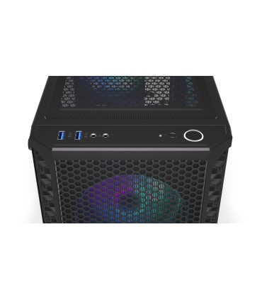 ENDORFY Case  Signum 300 ARGB MidiTower Case product features Transparent panel Not included ATX MicroATX MiniITX Colour Black E