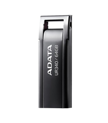 ADATA MEMORY DRIVE FLASH USB3.2 64GB/BLACK AROY-UR340-64GBK 