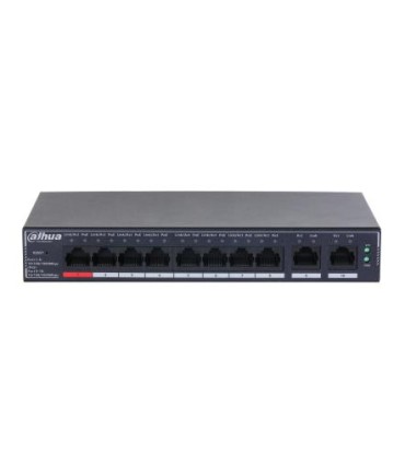 DAHUA Switch  DH-SG4010P Switch layer L2 10xRJ-45 ports RJ-45 Ports Type Gigabit Ethernet (10/100/1000) 8xPower over Ethernet (P