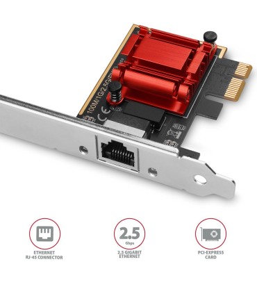 AXAGON NET CARD PCIE 2.5GBE 1PORT/SP&LP PCEE-G25 