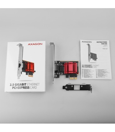 AXAGON NET CARD PCIE 2.5GBE 1PORT/SP&LP PCEE-G25 