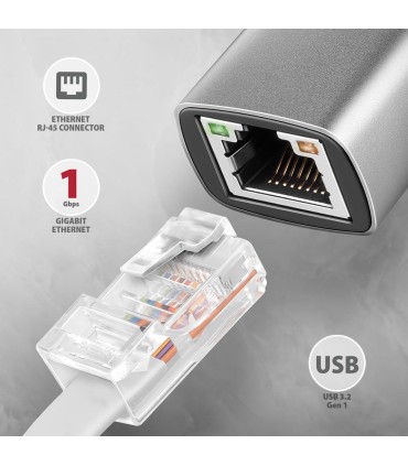 AXAGON NET ADAPTER USB-C 1GB/ADE-TXCA 