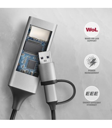 AXAGON NET ADAPTER USB-C 1GB/ADE-TXCA 