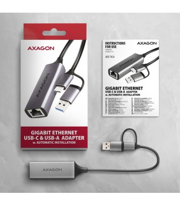 AXAGON NET ADAPTER USB-C 1GB/ADE-TXCA 