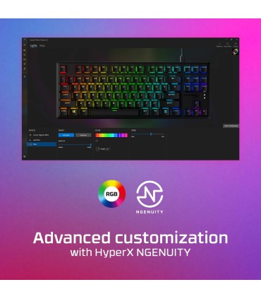 HYPERX KEYBOARD GAMING ALLOY ORIGINS/CORE ENG HX-KB7BLX-US 