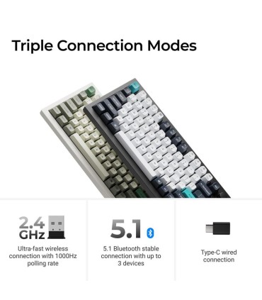 KEYCHRON KEYBOARD WRL Q1 MAX RGB/CARBON BLACK Q1M-M4 