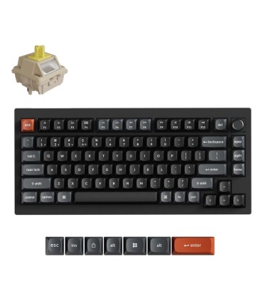 KEYCHRON KEYBOARD WRL V1 ULTRA/BLACK V1U-D4 
