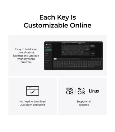 KEYCHRON KEYBOARD WRL V3 ULTRA/BLACK V3U-D1 