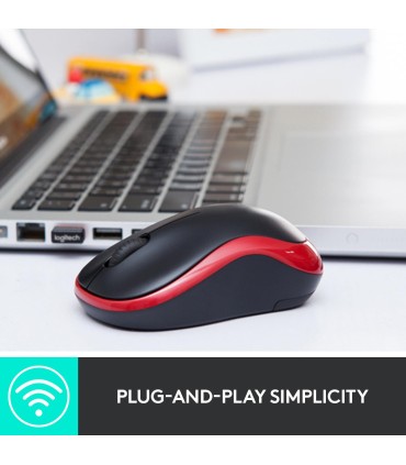 LOGITECH MOUSE USB OPTICAL WRL M185/GREY 910-002238 