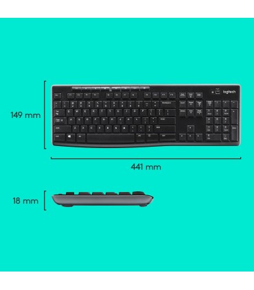 LOGITECH KEYBOARD WRL COMBO MK270 ENG/DESKTOP 920-004508 