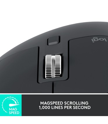 LOGITECH MOUSE BLUETH OPTICAL MASTER 3S/BLACK 910-006559 