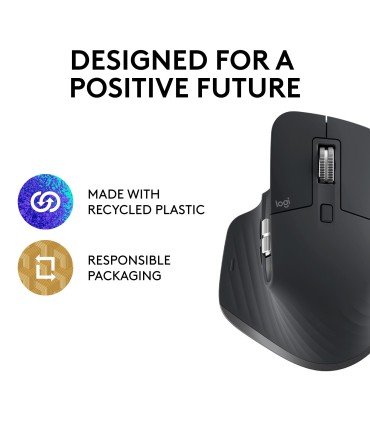 LOGITECH MOUSE BLUETH OPTICAL MASTER 3S/BLACK 910-006559 