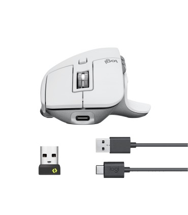 LOGITECH MOUSE BLUETH LASER MX MASTER3S/PALE GREY 910-006560 