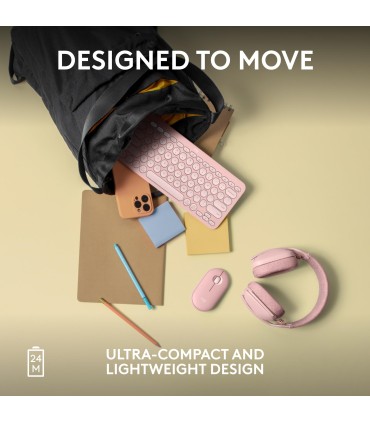 LOGITECH MOUSE USB OPTICAL WRL M350S/ROSE 910-007014 