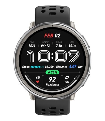 HUAMI SMARTWATCH AMAZFIT ACTIVE 2/A2433 BLK LEAT W2433EU1N 