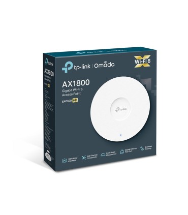 TP-LINK Access Point  Omada 1800 Mbps IEEE 802.11a IEEE 802.11g IEEE 802.11n IEEE 802.11ac IEEE 802.11ax 1x10/100/1000M EAP620HD