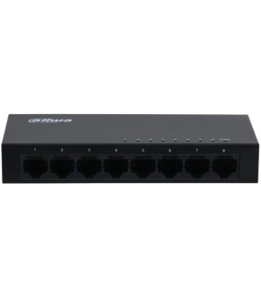 DAHUA Switch  SG1008-EUR Switch type Unmanaged Switch layer L2 8xRJ-45 ports RJ-45 Ports Type Gigabit Ethernet (10/100/1000) SG1