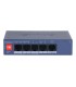 DAHUA Switch  DH-CS4005-4ET1GT-36 Switch layer L2 4xRJ-45 ports RJ-45 Ports Type Fast Ethernet (10/100) 1xGigabit Ethernet (copp