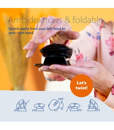 R-GO TOOLS MOUSE USB OPTICAL WRL TWISTER/BLACK RGOTWBMWLBL 