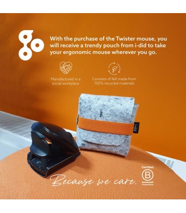 R-GO TOOLS MOUSE USB OPTICAL WRL TWISTER/BLACK RGOTWBMWLBL 