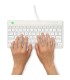 R-GO TOOLS KEYBOARD COMPACT BREAK ENG/WHITE RGOCOUSWDWH 