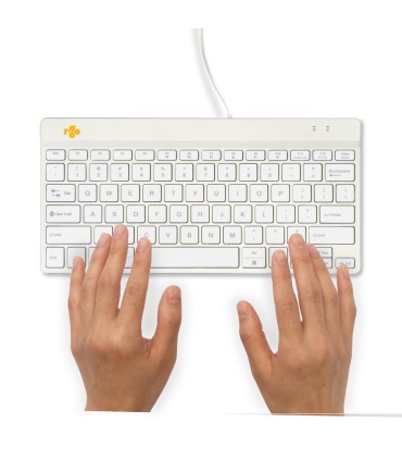 R-GO TOOLS KEYBOARD COMPACT BREAK ENG/WHITE RGOCOUSWDWH 